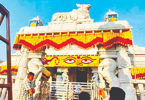 ಗುಂಡ್ಲುಪೇಟೆ ತಾಲೂಕಿನ ಹಸಗೂಲಿ ಗ್ರಾಮದಲ್ಲಿ ಮೊದಲನೇ ವಾರ್ಷಿಕೋತ್ಸವಕ್ಕೆ ಸಜ್ಜಾಗುತ್ತಿರುವ ಅಲ್ಲಳ್ಳಿ ಪಾರ್ವತಾಂಬೆ ದೇವಾಲಯ.
