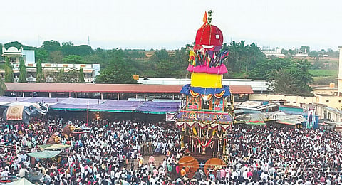 ಗಾಣಗಟ್ಟೆ ಮಾಯಮ್ಮದೇವಿ ರಥೋತ್ಸವ ಅದ್ದೂರಿಯಾಗಿ ನಡೆಯಿತು. 