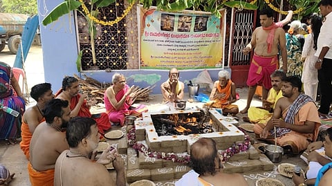 Kumbhabhishekam for Ramalingeshwara Swamy