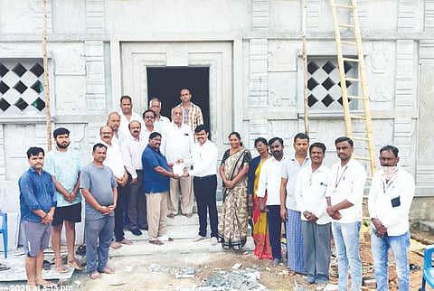SKDRDP assistance for temple development