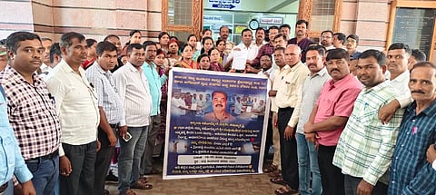 ಪಿಡಿಒ ಆತ್ಮಹತ್ಯೆ ಪ್ರಕರಣ: ಸಮಗ್ರ ತನಿಖೆಗೆ ಆಗ್ರಹಿಸಿ ಗದಗ ಪಿಡಿಒ ಹಾಗೂ ಆರ್.ಡಿ.ಪಿ.ಆರ್ ಸಂಘಗಳ ಮನವಿ