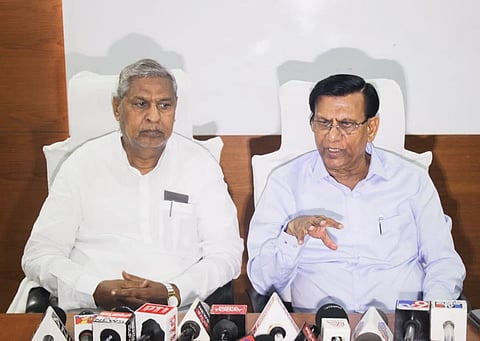 ಕಾಂಗ್ರೆಸ್​ ಜಿಲ್ಲಾಧ್ಯಕ್ಷ ಅಮರೇಗೌಡ ಬಯ್ಯಾಪುರ, ಸಚಿವ ರಾಯರಡ್ಡಿ,
