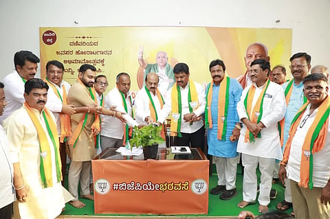 Haveri, BSY, MP Bommai, BYR, Meeting,