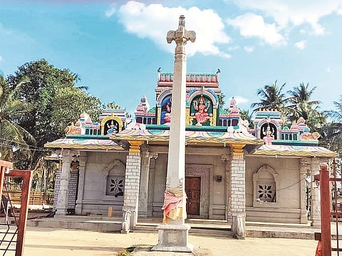 ಶ್ರೀ ಲಕ್ಷ್ಮಿದೇವಿ ದೇವಾಲಯದ ಹೊರನೋಟ