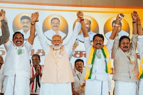  ಎನ್‌ಡಿಎ ಮೈತ್ರಿಕೂಟದ ತಮಿಳುನಾಡು ನಾಯಕರುಗಳು