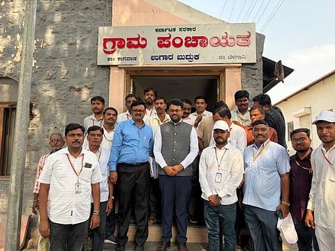 ಕಾಗವಾಡ ತಾಲೂಕಿನ ಉಗಾರ ಬಿ.ಕೆ. ಗ್ರಾಮದ ಗ್ರಾಪಂಗೆ ಸಿಇಒ ರಾಹುಲ ಶಿಂಧೆ ಭೇಟಿ ನೀಡಿದರು.