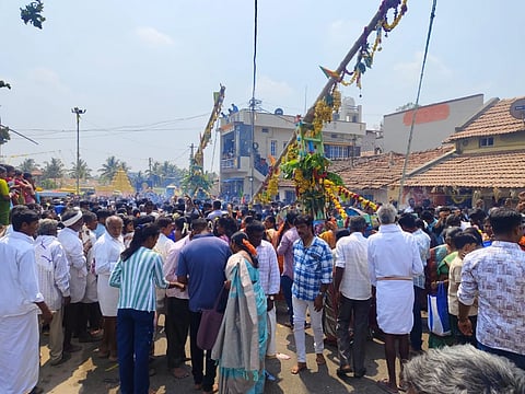 ಹೊಳೆನರಸೀಪುರ ತಾಲೂಕಿನ ತಾತನಹಳ್ಳಿ ಗ್ರಾಮ ದೇವತೆ ಶ್ರೀ ಲಕ್ಷ್ಮೀ ದೇವಿಯ ಜಾತ್ರೋತ್ಸವ ನಡೆಯಿತು.