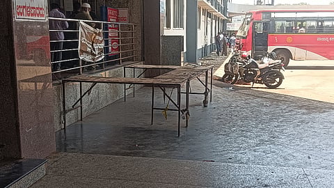 ಕೇಂದ್ರ ಬಸ್ ನಿಲ್ದಾಣದಲ್ಲಿ ನೀರಿಗೂ ಬರ