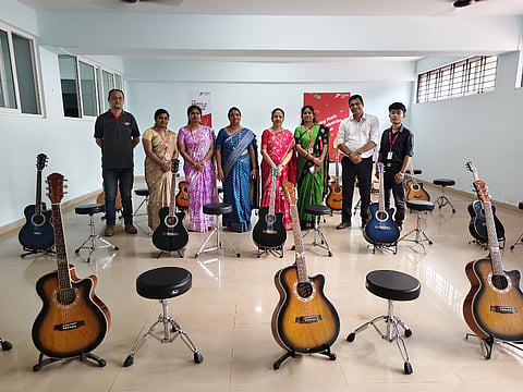 ಅಂಗಡಿ ಶಾಲೆಯಲ್ಲಿ ಸಂಗೀತ ಶಾಲೆ ಉದ್ಘಾಟನೆ