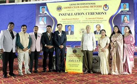 ಪಂಚಮಸಾಲಿ ಪ್ರತಿಭಾ ಪುರಸ್ಕಾರ ಕುರಿತು ಅಯ್ಯಪ್ಪ ಅಂಗಡಿ ಸುದ್ದಿಗೋಷ್ಟಿ ನಡೆಸಿದರು. ರಮೇಶ ರೋಣದ, ಚಂದ್ರು ಪಾಟೀಲ, ಬಸವರಾಜ ಗಡ್ಡೆಪ್ಪನವರ, ಕೆ. ವಿ ಗದುಗಿನ, ರವಿ ಮಾನೆದ, ಕುಮಾರ ಗದುಗಿನ, ಸಂಗಮೇಶ ಗೊಂದಿ, ಮಂಜುನಾಥ ಬಾಣದ ಉಪಸ್ಥಿತರಿದ್ದರು.