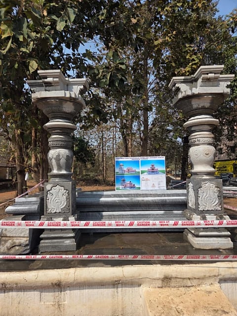ಶೇಜವಾಡ ಕ್ಷೇತ್ರಕ್ಕೆ ಬಂದ ಶಿಲೆ 