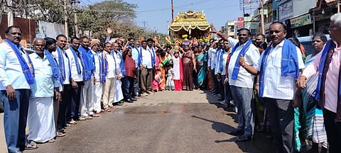 ಆದಿಜಾಂಬವ ಕುಲಸ್ಥರಿಂದ ಆವಣಿಗೆ ಯಾತ್ರೆ Adijambava
