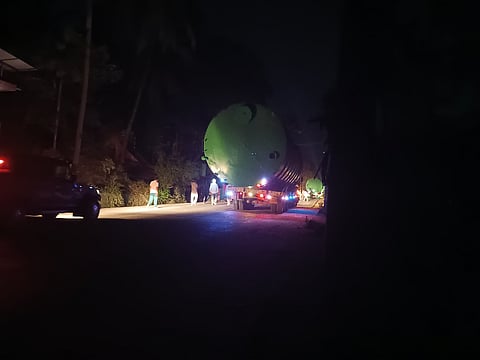 ಕಾರವಾರದಲ್ಲಿ ರಾತ್ರಿ ಸಂಚರಿಸಿದ ಬೃಹತ್‌ ಕಂಟೇನರ್‌ 