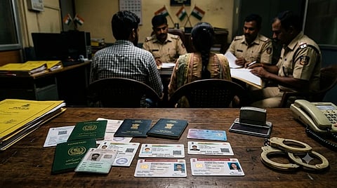 Pakistani nationals arrested in Bagepalli!