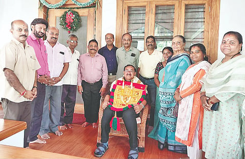 ಎಸ್‌ಎನ್‌ಡಿಪಿ ವತಿಯಿಂದ ಅರುಣ್ ಮಾಚಯ್ಯ ಅವರನ್ನು ಸನ್ಮಾನಿಸಲಾಯಿತು. ರಾಜಶೇಖರ್, ರಮಾವತಿ, ಸುಧೀರ್, ಸುರೇಂದ್ರ ಸೂರಿ, ಸಹದೇವನ್, ಸುದರ್ಶನ್, ಪ್ರೇಮನ್, ಮಧುರಾಜ್, ವಾಸಂತಿ, ಪ್ರೀತು, ಸಪ್ತೇಶ್ ಇದ್ದರು.