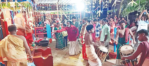  ಶ್ರೀ ಅಣ್ಣಪ್ಪಸ್ವಾಮಿ ದೇವಸ್ಥಾನ ವಾರ್ಷಿಕೋತ್ಸವದ ದೃಶ್ಯ. 
