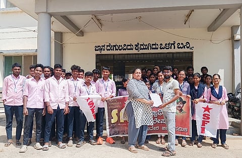 sfi, protest,