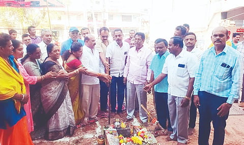 Construction of a well-equipped building at a cost of Rs. 50 lakhs