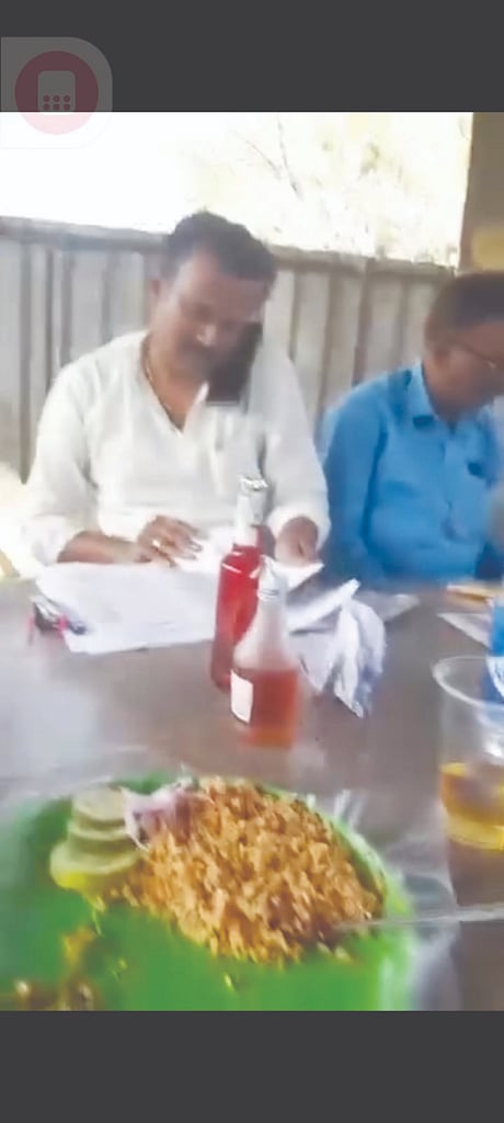 The BESCOM staff who sat in the dabba and checked the file?