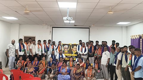 Haveri, BJP Offie, Ambedkar, Birthday,