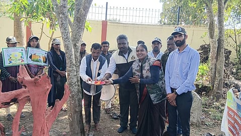ಬೆಂಕಿಯಿಂದ ಕಾಡನ್ನು ರಕ್ಷಿಸುವ ಅರಿವು ಕಾರ್ಯಕ್ರಮ 