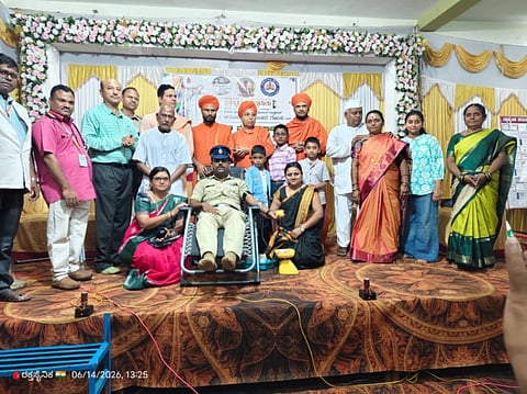 Haveri, Akkialur, 200nd Round, Blood Donation, Police, Karabasappa Gondi, 