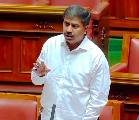 ವಿಧಾನಸಭೆಯಲ್ಲಿ ಶಾಸಕ ಎಂ.ಆರ್. ಮಂಜುನಾಥ್ ಮಾತನಾಡಿದರು. 