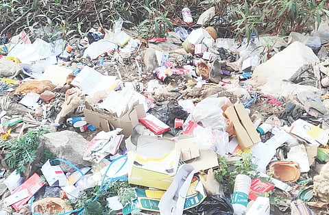 Pharmaceutical waste in Huliyaru Lake!