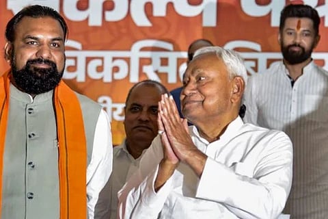  Bihar Election | ಚುನಾವಣಾ ಪ್ರಚಾರದಲ್ಲಿ ಸಿಎಂ ನಿತೀಶ್​ ಕುಮಾರ್​, ಡಿಸಿಎಂ ಚೌಧರಿ