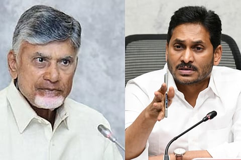 ಸಿಎಂ ಚಂದ್ರಬಾಬು ನಾಯ್ಡು, ಜಗನ್​ಮೋಹನ್ ರೆಡ್ಡಿ