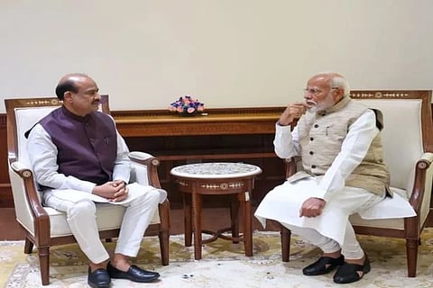 Om Birla | ಲೋಕಸಭಾ ಸ್ಪೀಕರ್ ಓಂ ಬಿರ್ಲಾ ಮತ್ತು ಪ್ರಧಾನಿ ನರೇಂದ್ರ ಮೋದಿ