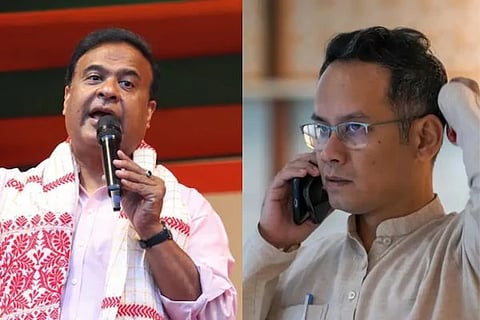  Himanta Biswa Sarma | ಮುಖ್ಯಮಂತ್ರಿ ಹಿಮಂತ ಬಿಸ್ವಾ ಶರ್ಮಾ ಮತ್ತು ಕಾಂಗ್ರೆಸ್ ಸಂಸದ ಗೌರವ್ ಗೊಗೊಯ್​