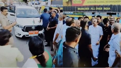 ಕೇರಳ ಸಿಎಂ ವಿ.ಡಿ.ಸತೀಶನ್ ಬೆಂಗಾವಲು ವಾಹನ ತಡೆದ ‘ಕೈ’ ನಾಯಕ