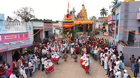 koraduru, anjaneya swamy, jatre,