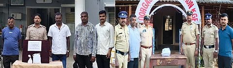 ಗಾಂಜಾ ಮಾರುತ್ತಿದ್ದ ಮೂವರ ಬಂಧನ marijuana