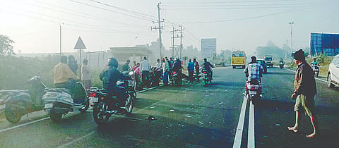 ಅಪಘಾತವಾಗಿದ್ದ ಸ್ಥಳ