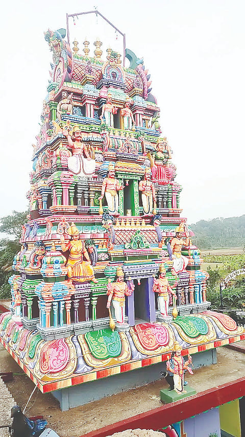   ಶನಿಶ್ವರ ದೇವಾಲಯದ ಹೊರ ನೋಟ
