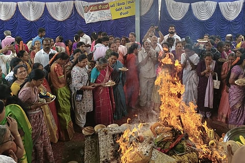 ಶ್ರೀ ಚೌಡೇಶ್ವರಿ ಅಮ್ಮನವರಿಗೆ ಪ್ರತ್ಯಂಗಿರಾ ದೇವಿ ಅಲಂಕಾರ ಮಾಡಲಾಗಿತ್ತು.  