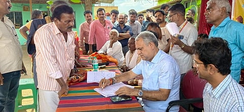 Road construction from Hoysalakatte to Dasudi