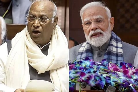 ಮಲ್ಲಿಕಾರ್ಜುನ ಖರ್ಗೆ ಮತ್ತು ಪ್ರಧಾನಿ ಮೋದಿ