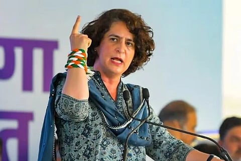 ಕಾಂಗ್ರೆಸ್ ನಾಯಕಿ ಪ್ರಿಯಾಂಕಾ ಗಾಂಧಿ