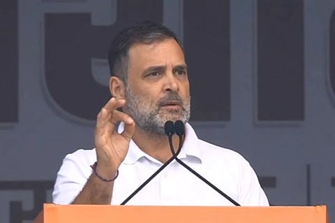 ಕಾಂಗ್ರೆಸ್ ನಾಯಕ  ರಾಹುಲ್ ಗಾಂಧಿ