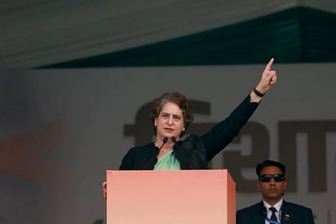 ಕಾಂಗ್ರೆಸ್ ನಾಯಕಿ ಪ್ರಿಯಾಂಕಾ ಗಾಂಧಿ