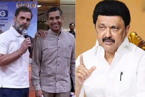 ರಾಹುಲ್ ಗಾಂಧಿ, ಪ್ರವೀಣ್ ಚಕ್ರವರ್ತಿ ಹಾಗೂ ಸಿಎಂ ಎಂ.ಕೆ.ಸ್ಟಾಲಿನ್