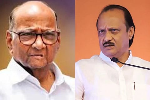 ಮಾಜಿ ಸಿಎಂ ಶರದ್ ಪವಾರ್ ಮತ್ತು ಅಜಿತ್ ಪವಾರ್