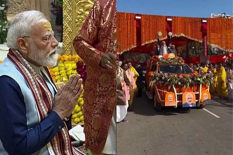 ಶೌರ್ಯ ಯಾತ್ರೆಯಲ್ಲಿ ಪ್ರಧಾನಿ ಮೋದಿ 