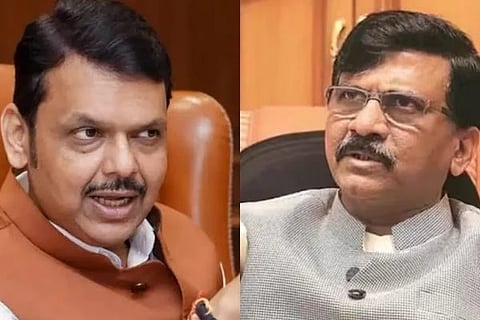 ಮಹಾರಾಷ್ಟ್ರ ಸಿಎಂ ದೇವೇಂದ್ರ ಫಡ್ನವೀಸ್ ಮತ್ತು ಸಂಜಯ್ ರಾವತ್