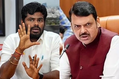 ಕೆ.ಅಣ್ಣಾಮಲೈ ಮತ್ತು ಸಿಎಂ ದೇವೇಂದ್ರ ಫಡ್ನವೀಸ್