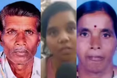 ಮೃತರಾದ ನಕ್ಕಳಿ ದಶರಥಮ್, ಲಕ್ಷ್ಮಿ ಹಾಗೂ ಮಗಳು ಸುರೇಖಾ