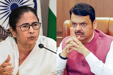 ಮಮತಾ ಬ್ಯಾನರ್ಜಿ ಮತ್ತು ದೇವೇಂದ್ರ ಫಡ್ನವೀಸ್